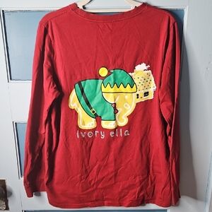 Ivory Ella Women’s Christmas Red Long Sleeve Tee